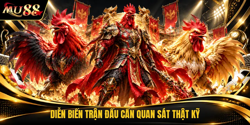 Diễn biến trận đấu cần quan sát thật kỹ