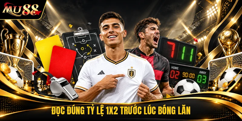 Đọc đúng tỷ lệ 1X2 trước lúc bóng lăn