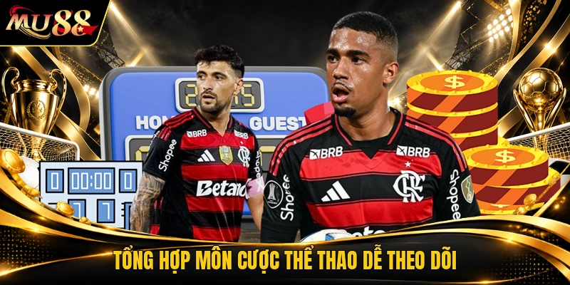 Tổng hợp môn cược thể thao dễ theo dõi