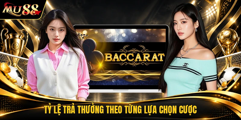 Tỷ lệ trả thưởng theo từng lựa chọn cược